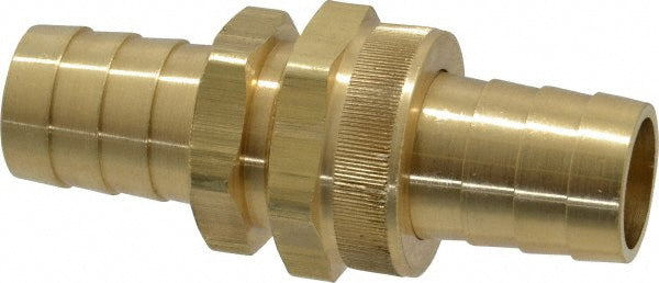 Dixon Valve & Coupling MSC5891212K Garden Hose Fitting 0.75" Hose, Short Shank Male/Female Set, 3/4" NH, Brass