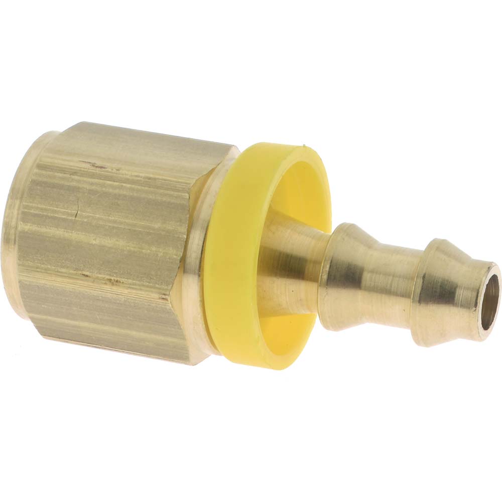 Dixon Valve & Coupling 2740404C Barbed Push-On Hose Female Connector 1/4" NPTF, Brass, 1/4" Barb