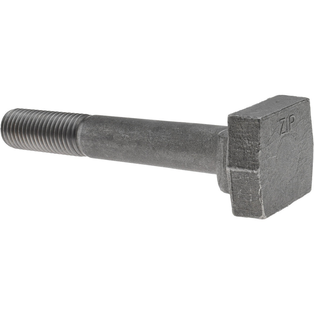 Value Collection 70024 Steel T-Slot Bolt 7/8-9, 2" Thread Length, 1" Slot Width, Uncoated