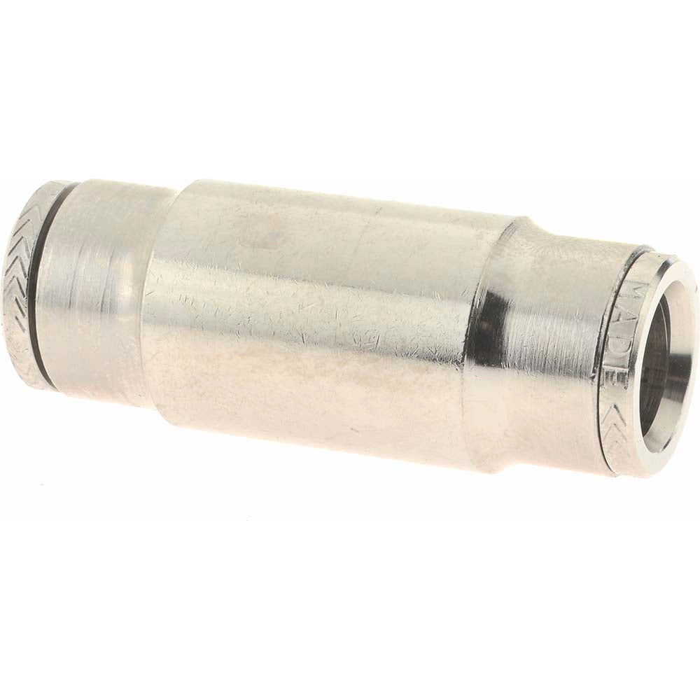 Norgren 120200600 Push-To-Connect Tube to Tube Tube Fitting Pneufit Union, Straight, 3/8" OD