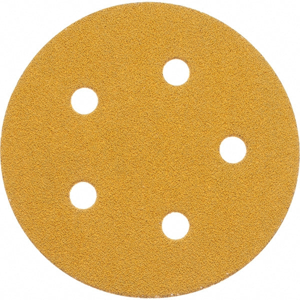 CGW Abrasives 49990 Hook & Loop Disc 5" Dia, 150 Grit, Coated, Aluminum Oxide