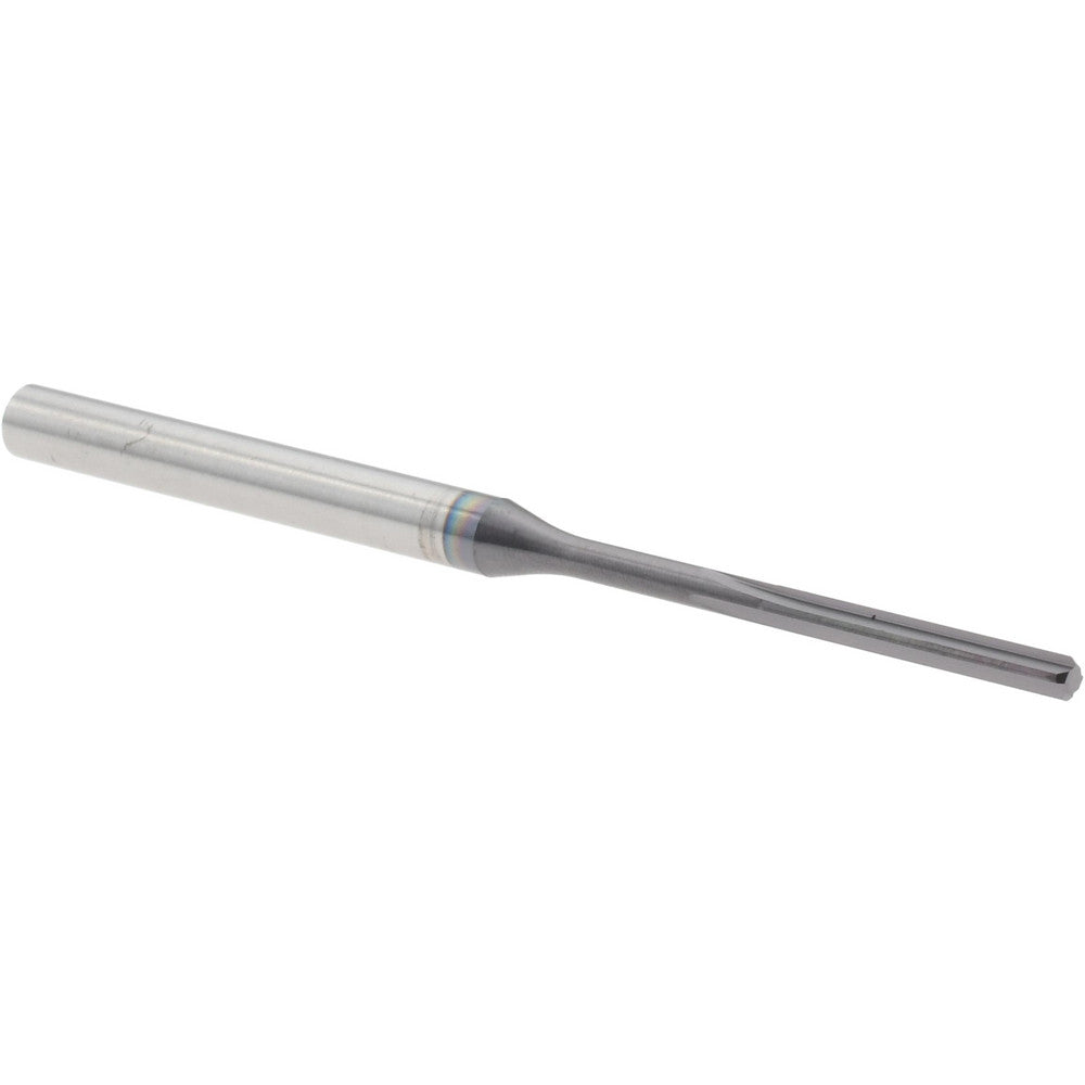 Harvey Tool RSB0660-C3 Chucking Reamer 0.0660" Dia, 2" OAL, 1/2" Flute Length, Straight Flute, Straight-Cylindrical Shank, Solid Carbide