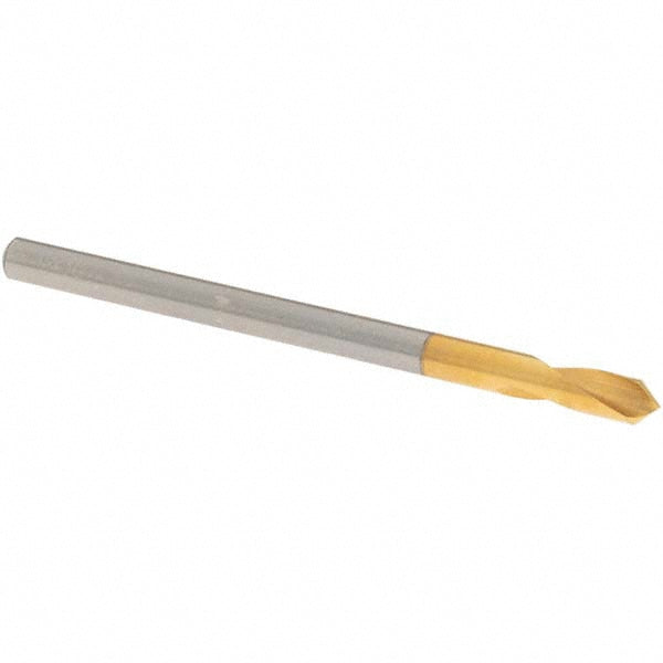OSG 63603 Spotting Drill 3 mm Dia, 90 ° Point, 48 mm OAL, High Speed Steel