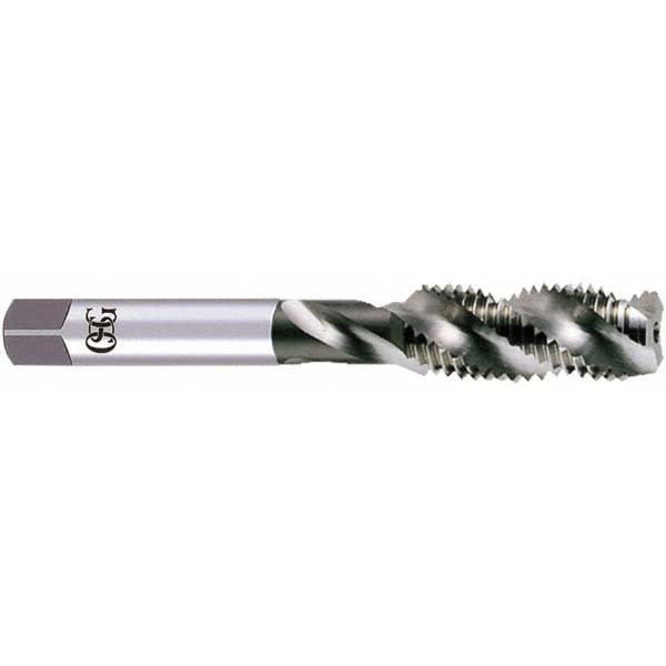 OSG 10801700 3/4-10 UNC, 4 Flute, 50° Helix, Bottoming Chamfer, Bright Finish, High Speed Steel Spiral Flute STI Tap