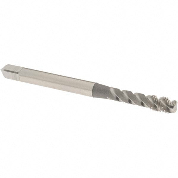 OSG 10900400 M4x0.70 Metric, 3 Flute, 50° Helix, Semi-Bottoming Chamfer, Bright Finish, High Speed Steel Spiral Flute STI Tap