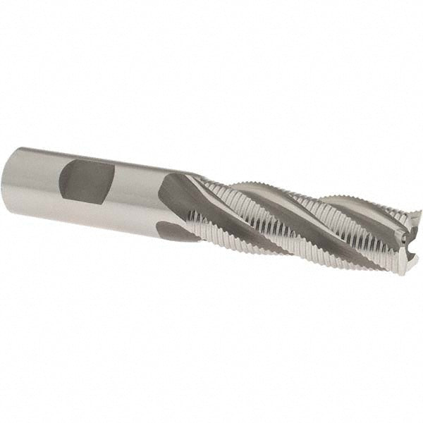 OSG 4501000 Square End Mill 3/4'' Dia, 2-1/4'' LOC, 2-1/4'' Shank Dia, 3/4'' OAL, 4 Flutes, High Speed Steel