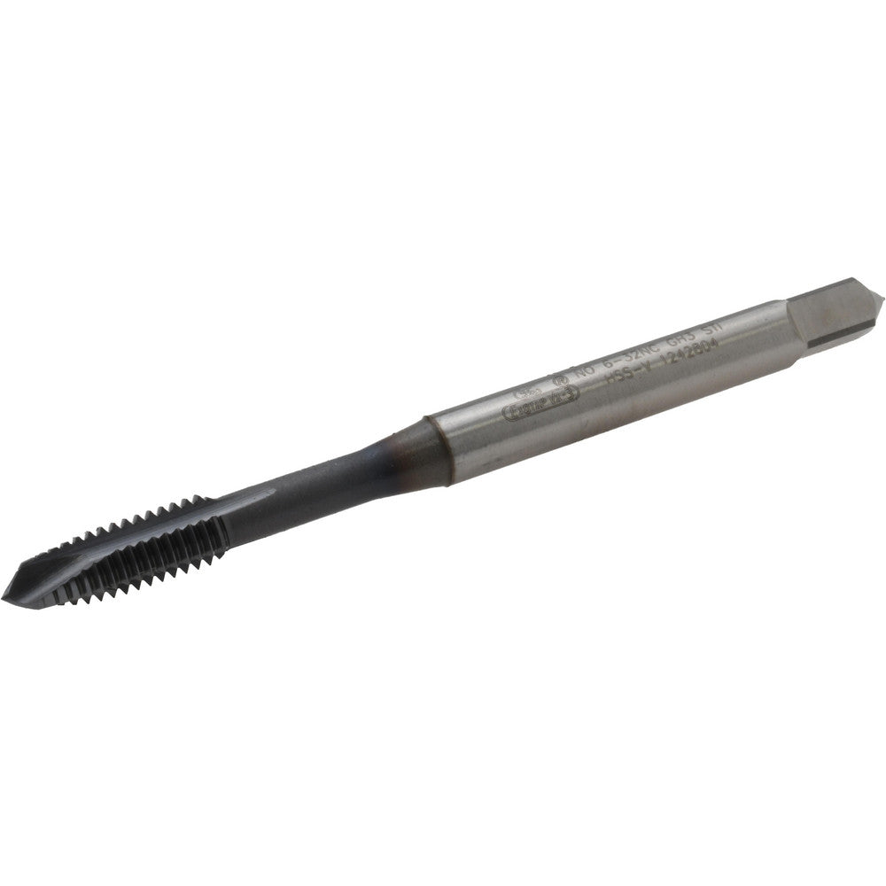 OSG 1712708 Spiral Point STI Tap #6-32 UNC, 3 Flutes, Plug, High Speed Steel, V Finish