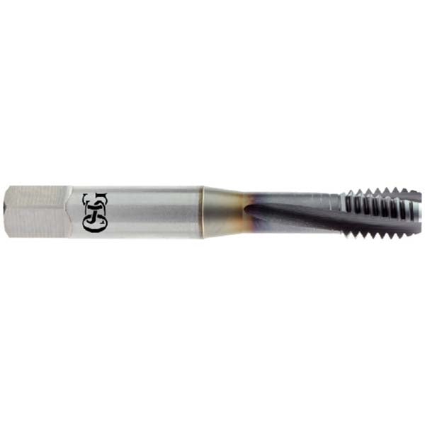OSG 31540208 #4-40 UNC, 2 Flute, 2° Helix, Semi-Bottoming Chamfer, V Finish, Powdered Metal Spiral Flute STI Tap