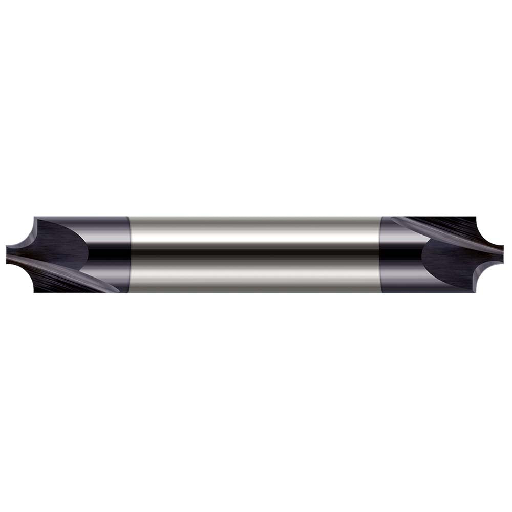 Harvey Tool 45350-C3 Corner Rounding End Mill 0.05 mm Radius, 1/4" Dia, 2 Flutes, Solid Carbide