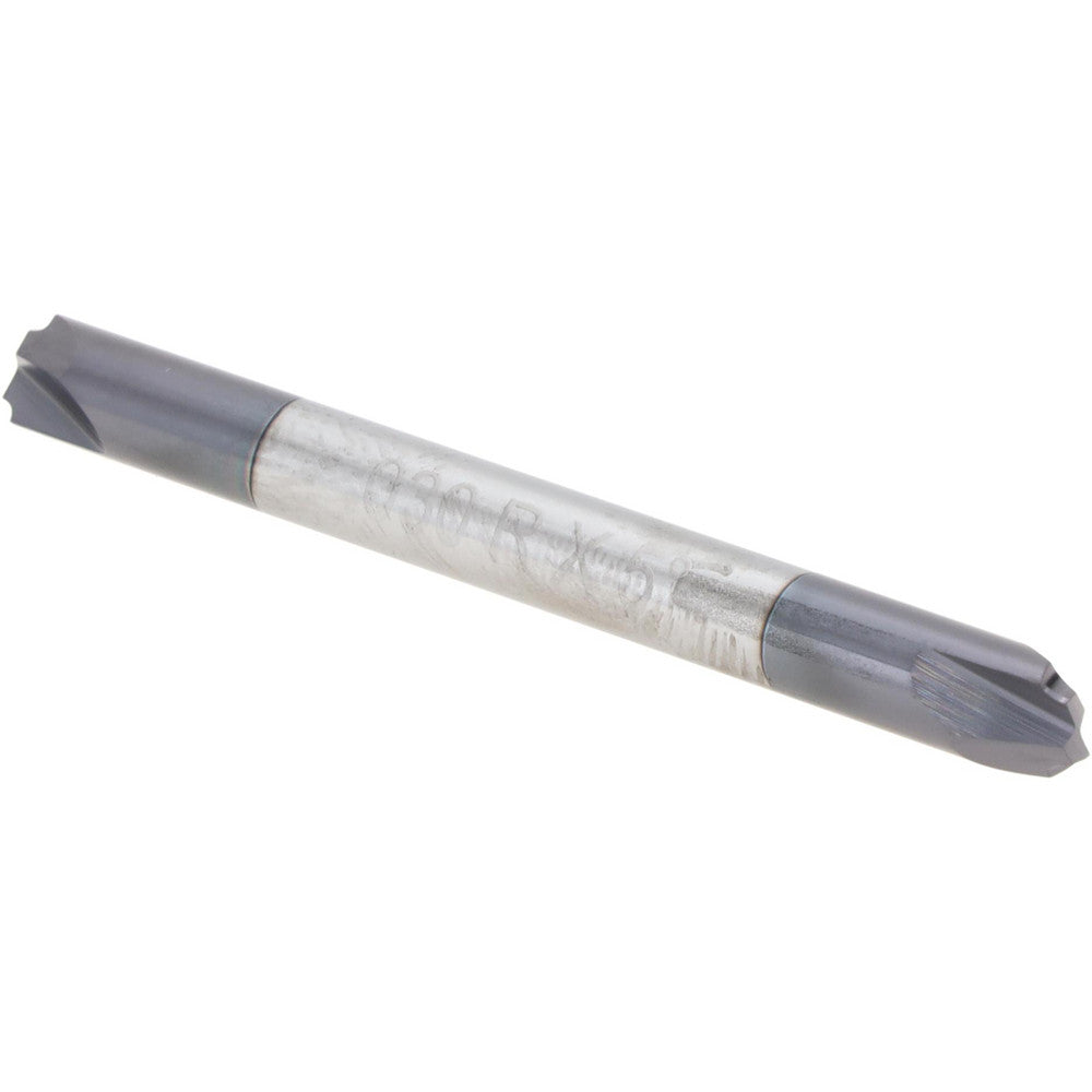 Harvey Tool 941530-C3 Corner Rounding End Mill 0.03 mm Radius, 3/16" Dia, 2 Flutes, Solid Carbide