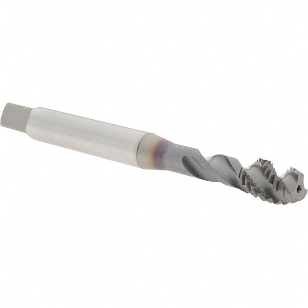OSG 1654500508 Spiral Flute Tap 3/8-16 UNC, 3 Flutes, Semi-Bottoming, 2B Class of Fit, Powdered Metal, V Coated