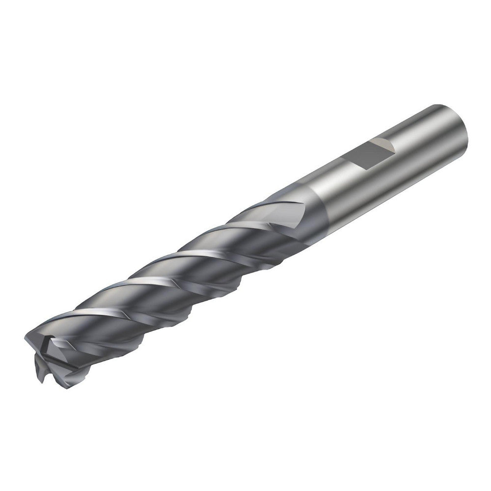 Sandvik Coromant 6869988 Corner Chamfer End Mill 10.00 mm Dia, 40.00 mm LOC, 4 Flute, 0.15 mm Chamfer Width, Solid Carbide