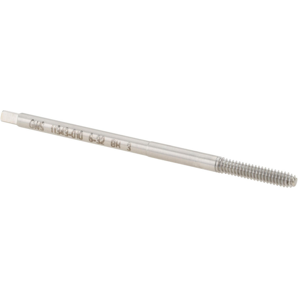 Balax 11343-010 Extension Tap 6-32, H3, Bright/Uncoated, High Speed Steel, Thread Forming