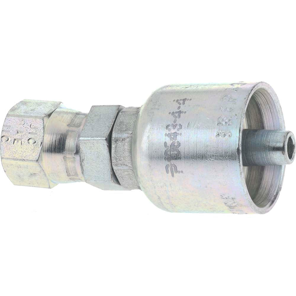 Parker 10643-4-4 Hydraulic Hose Female JIC 37 ° Swivel Fitting 0.25" ID, 4 mm, 1/4"