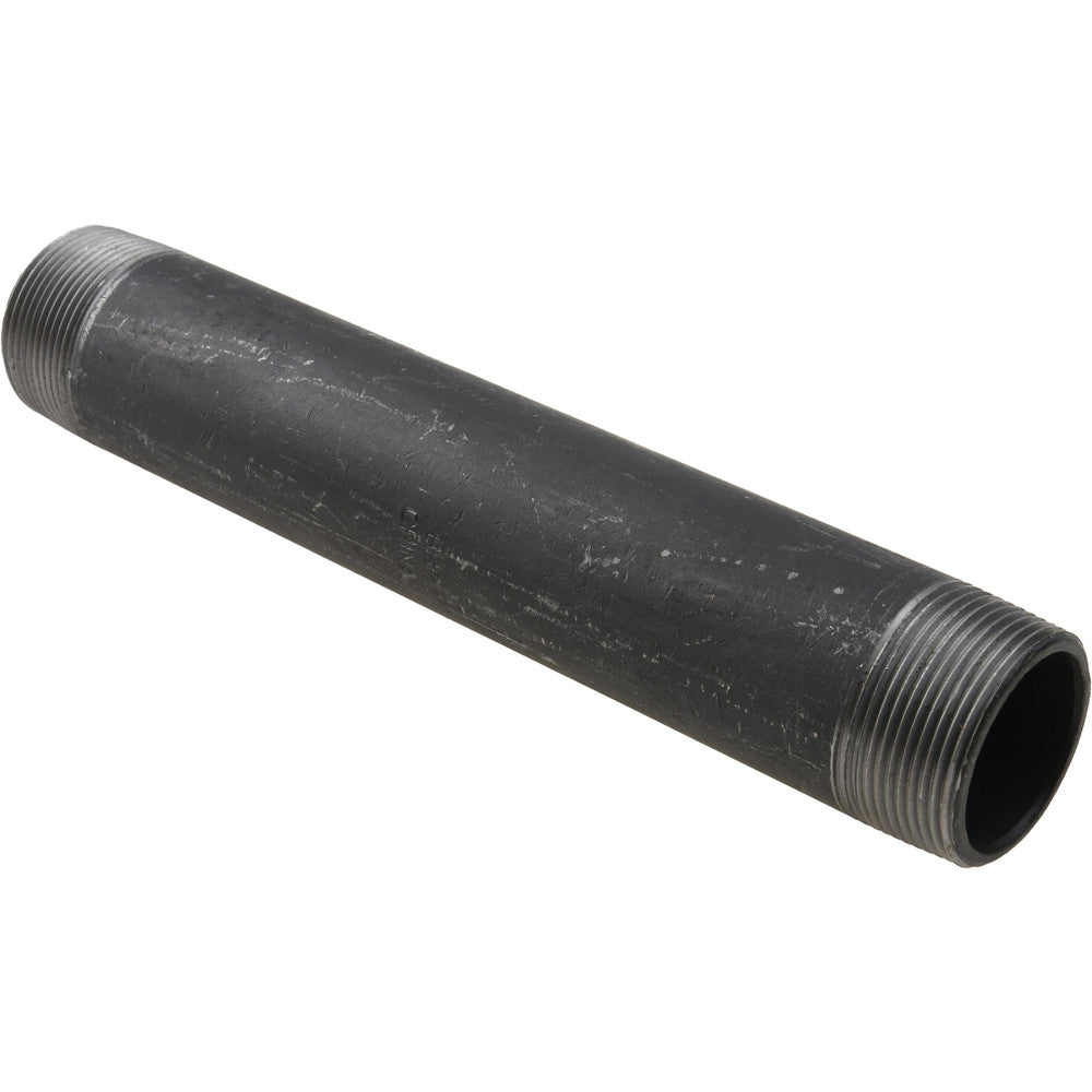 Value Collection 11/2254BLKBN80 Black Pipe Nipple 1-1/2" Dia x 10" Long, Schedule 80