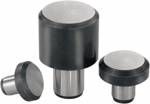 KIPP K0292.061 0.5118" OAL, 0.1772" Head Height, 0.3937" OD, Tool Steel, Ground, Press Fit Rest Button