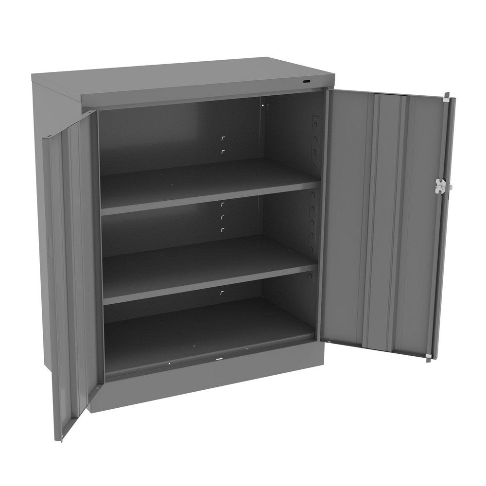 Tennsco 1442-MGY Steel Storage Cabinet 36" Wide, 18" Deep, 42" High