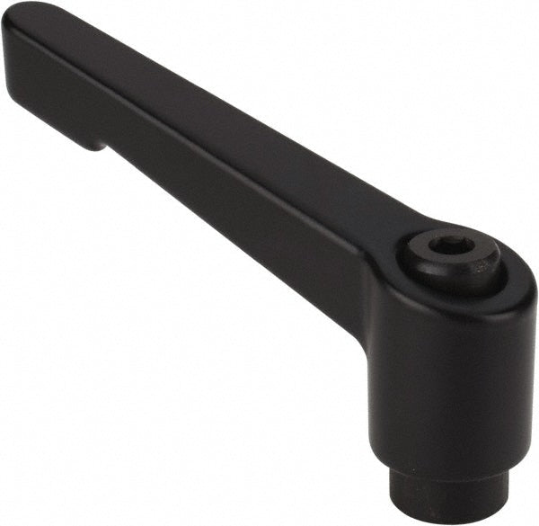 Morton Machine Works MH-106 A-Tapped Adjustable Clamping Handle 5/16-18 Thread, 0.63" Hub Dia, Die Cast Zinc