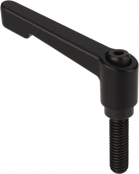Morton Machine Works MH-407 Stud Adjustable Clamping Handle M6 Thread, 10 mm Hub Dia, Die Cast Zinc