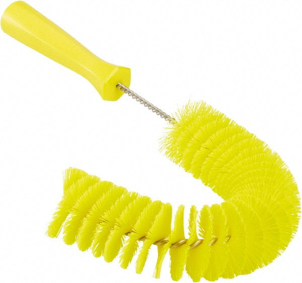 Vikan 53726 Pipe Exterior Brush, 2.2", 14.2", Medium, Yellow