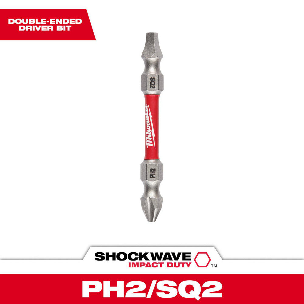 Milwaukee Tool 48-32-4311 Specialty Screwdriver Bits Style Impact Power Bit End Type Double End Drive Size (Inch) 1/4 Overall Length (Decimal Inch) 2.0000 Material Alloy Steel Magnetic No