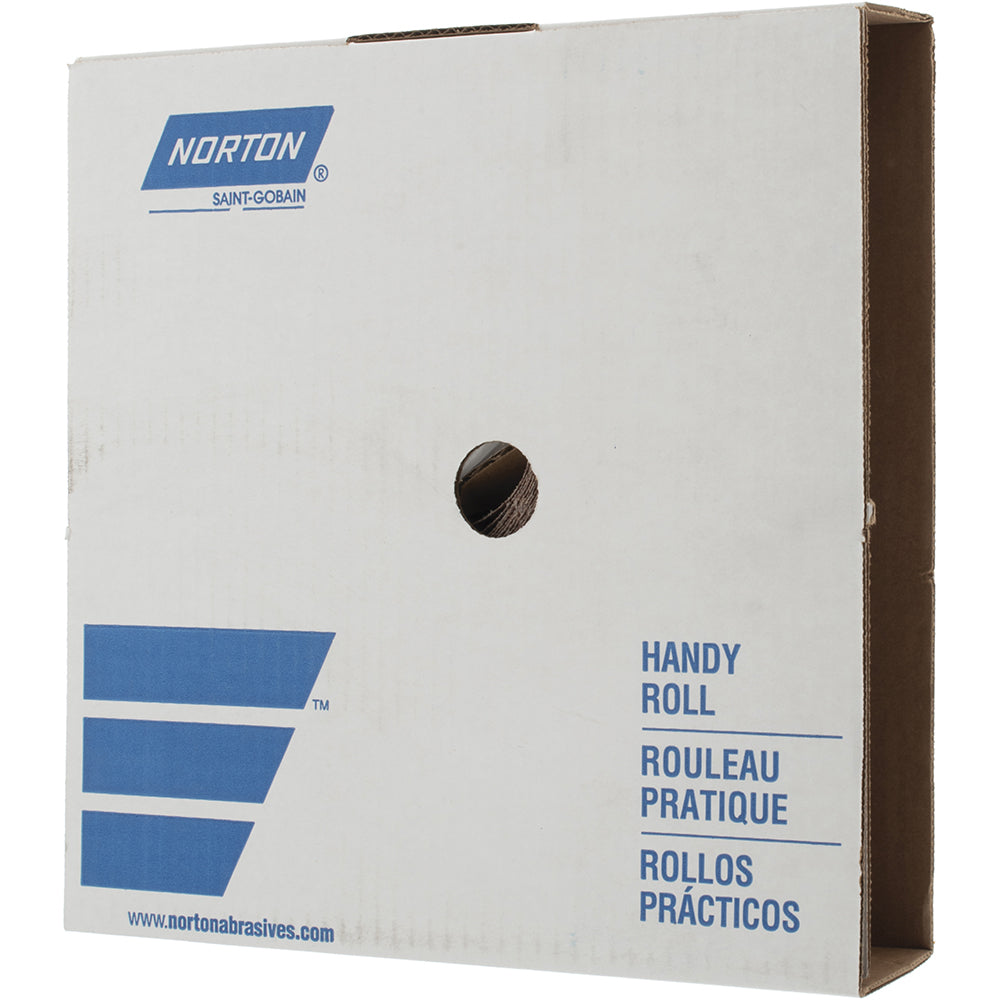 Norton 66261136204 2" x 50 Yd 80 Grit Aluminum Oxide Shop Roll