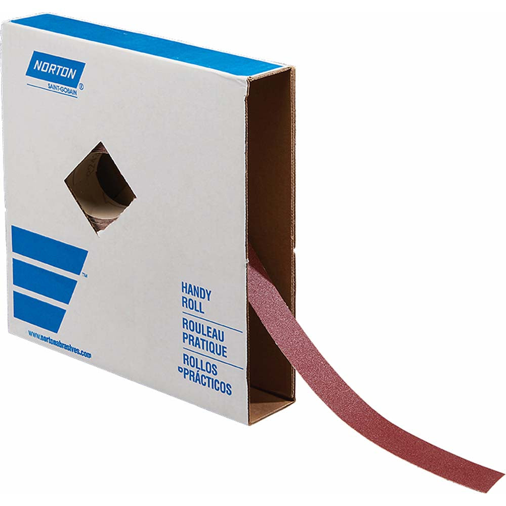 Norton 66261136201 1-1/2" x 50 Yd 320 Grit Aluminum Oxide Shop Roll