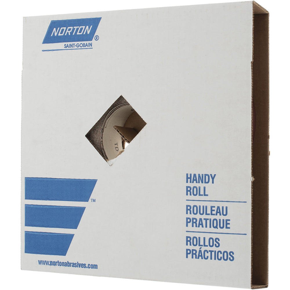 Norton 66261136195 1-1/2" x 50 Yd 120 Grit Aluminum Oxide Shop Roll