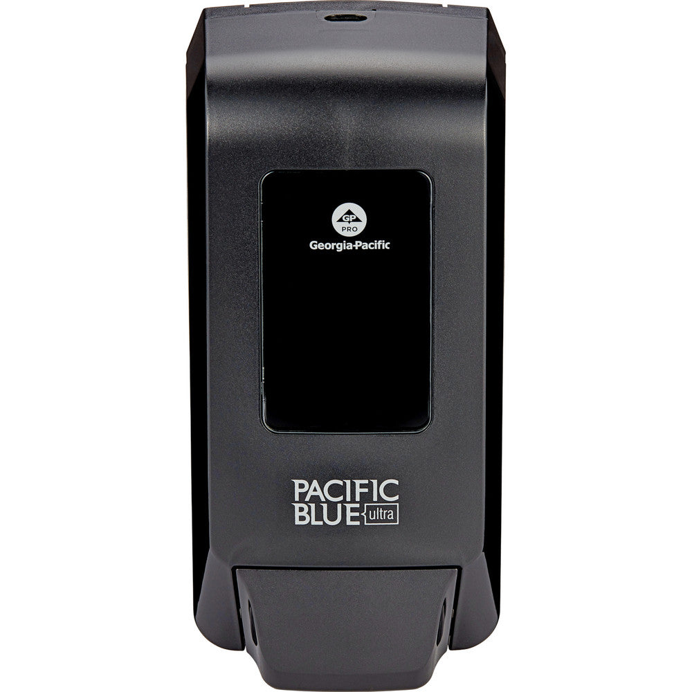 Georgia Pacific 53057 Pacific Blue Ultra Wall-Mounted Manual Dispenser For Foaming Hand Soap And Hand Sanitizer, Black