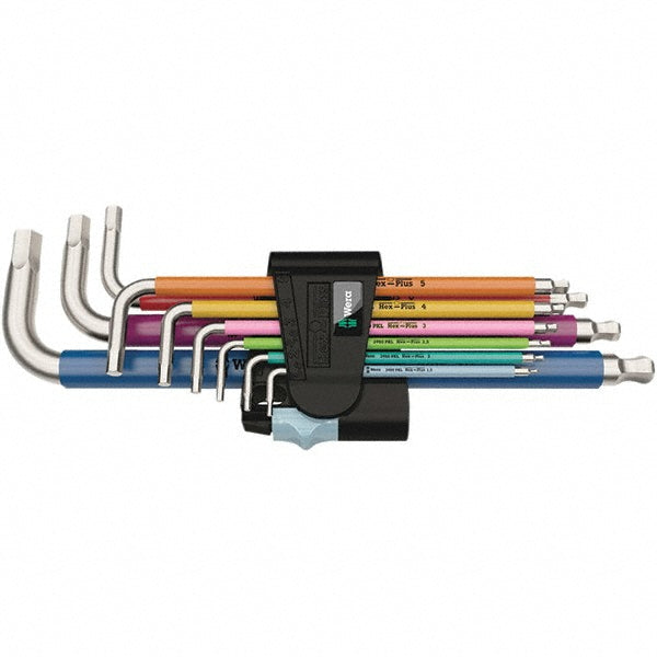 Wera 05022669001 Hex Key Sets Ball End Yes Tool Type Hex Handle Type L-Handle Measurement Type Metric Hex Size 1.5 - 10 mm Hex Size Range (mm) 1.5 - 10