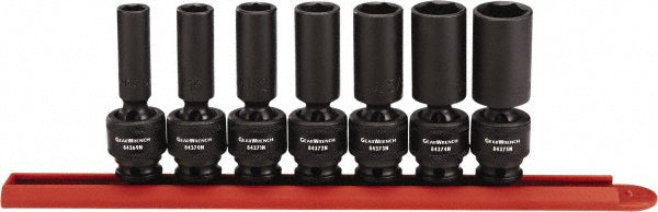 GEARWRENCH 84923N Deep Impact Universal Socket Set 7 Pc, 3/8" Drive, 3/8 to 3/4" Socket