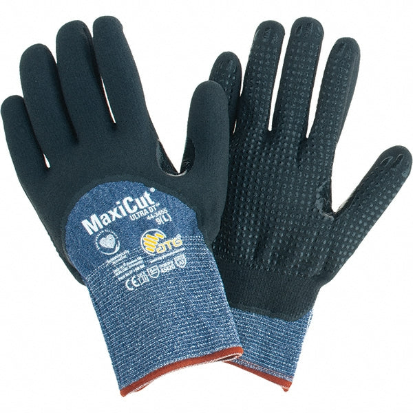 ATG 44-3455/L Cut, Puncture & Abrasion-Resistant Gloves ATG 44-3455, Size Large, ANSI Cut A3, ANSI Puncture 2, Nitrile, Engineered Yarn