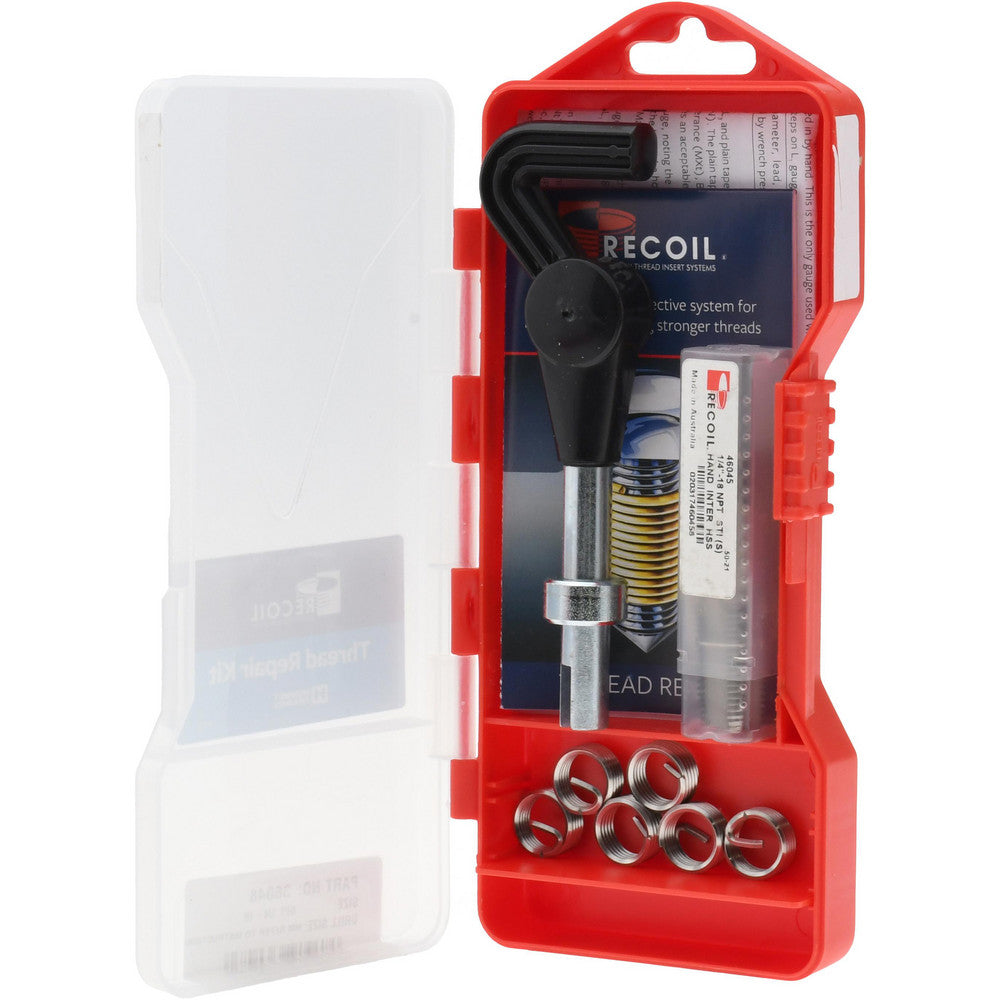 Recoil 36048 Thread Repair Kit 1/4-18, Free-Running & Screw-Locking