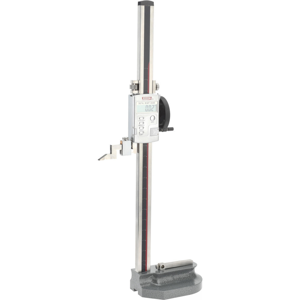 SPI CMS160409009 Electronic Height Gage 18" Max, 0.0005" Resolution, 0.001500" Accuracy