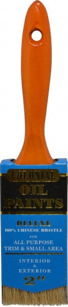 Premier Paint Roller 10803 Paint Brush 2" Wide, Hog, Natural & Synthetic Bristle