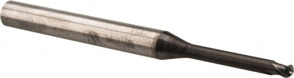 OSG 3112116 Ball End Mill 2.00 mm Dia, 1.60 mm LOC, 2 Flute, Solid Carbide