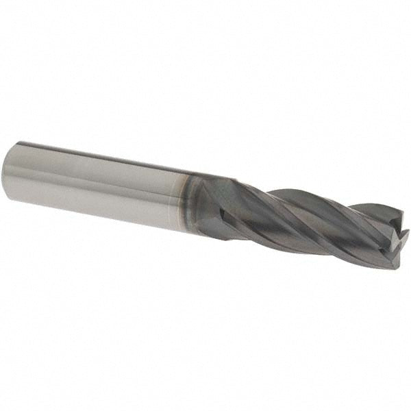OSG 36702111 Corner Radius End Mill 3/8" Dia, 1" LOC, 0.0300" Radius, 4 Flute, Solid Carbide