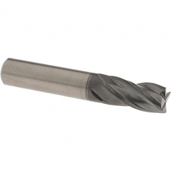 OSG 36041411 Square End Mill 1/2" Dia, 1" LOC, 4 Flute, Solid Carbide