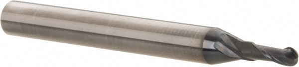 OSG 3106301 Ball End Mill 3.00 mm Dia, 8.00 mm LOC, 2 Flute, Solid Carbide
