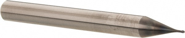 OSG 36100111 Ball End Mill 1/32" Dia, 1/32" LOC, 2 Flute, Solid Carbide