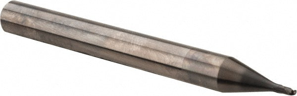 OSG 36100211 Ball End Mill 1/16" Dia, 1/16" LOC, 2 Flute, Solid Carbide