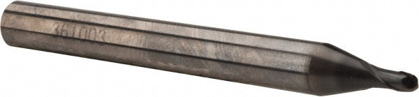 OSG 36100311 Ball End Mill 3/32" Dia, 3/32" LOC, 2 Flute, Solid Carbide