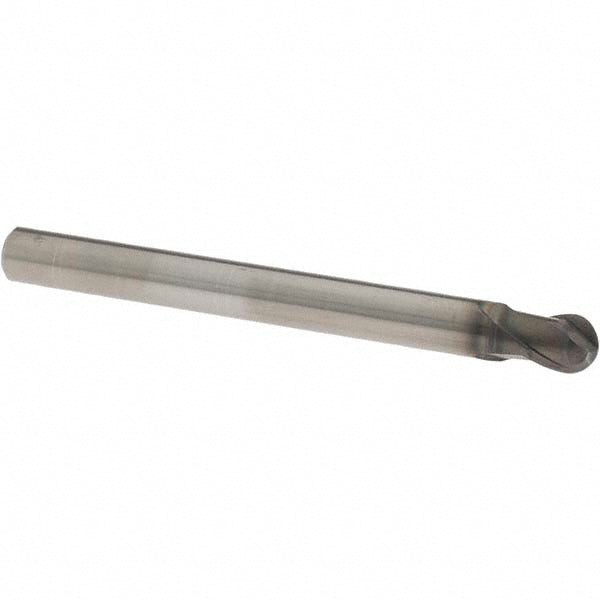 OSG 36100811 Ball End Mill 3/8" Dia, 3/8" LOC, 2 Flute, Solid Carbide