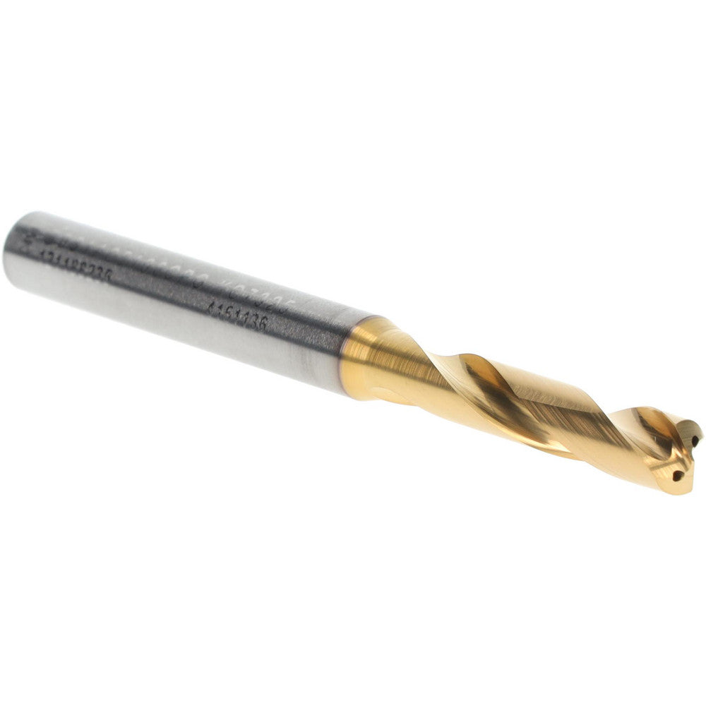 Kennametal 4151136 Screw Machine Length Drill Bit #7 (0.2010) Dia, 140 deg, Solid Carbide