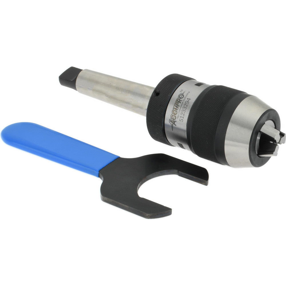 Accupro SPS1603000MSC Drill Chuck 1/8 to 5/8" Capacity, Integral Shank Mount, 3MT