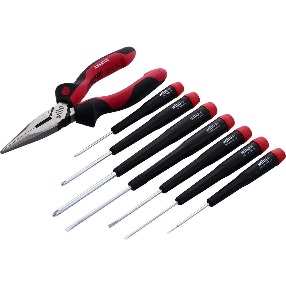Wiha 26190 Screwdriver Sets Screwdriver Types Included Slotted Phillips Container Type Clamshell Number Of Pieces 8