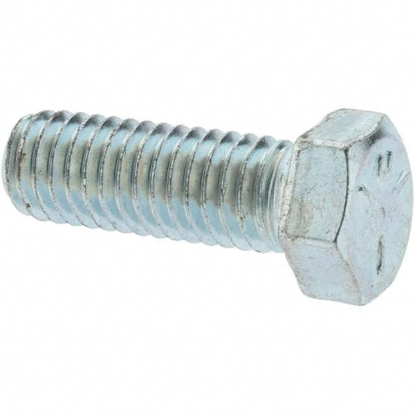 Value Collection 30080 Hex Head Cap Screw 7/16-14 x 1-1/4", Grade 5 Steel, Zinc-Plated