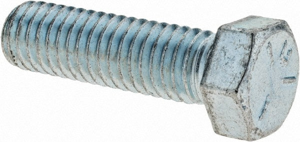 Value Collection 30081 Hex Head Cap Screw 7/16-14 x 1-1/2", Grade 5 Steel, Zinc-Plated