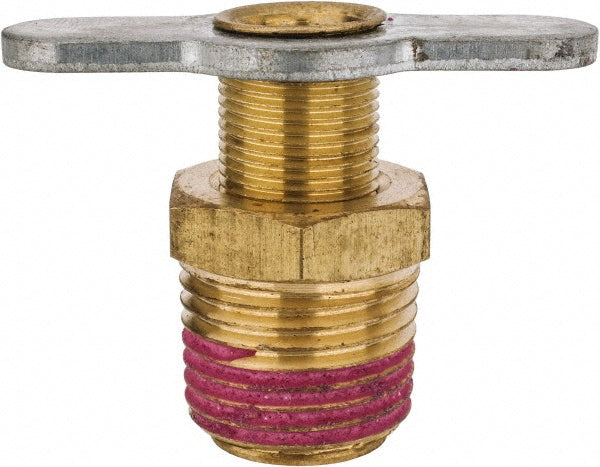 Value Collection DCE-50 Steel Wing Nut Valve Drain Cock & Shutoff Valve