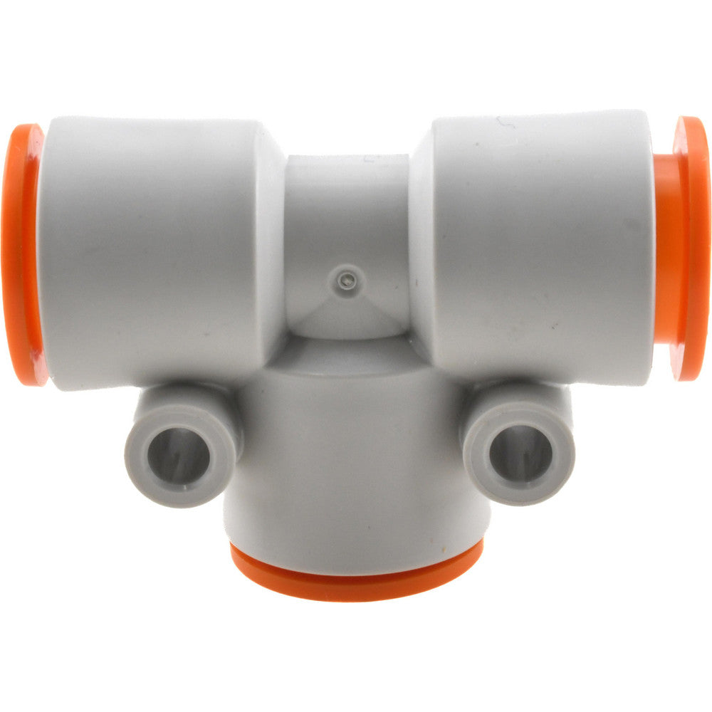SMC Pneumatics KQ2T13-00A Push-to-Connect Push-to-Connect Fitting Tee, 1/2" OD